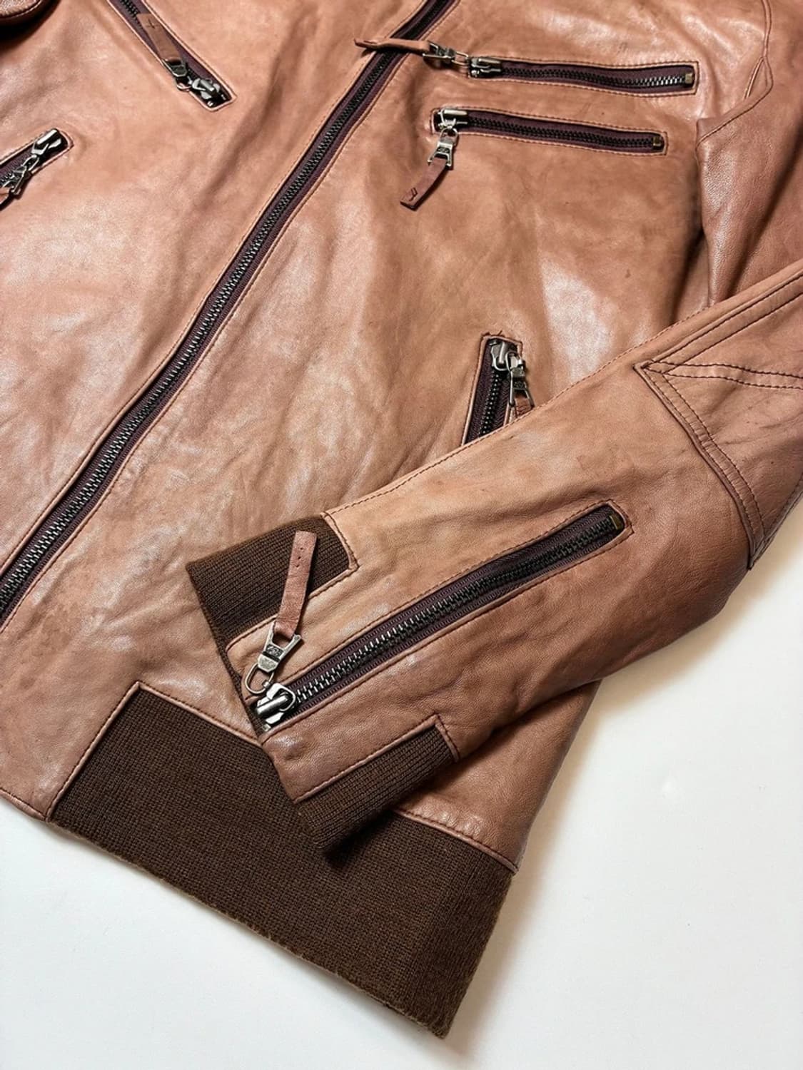 Selectede 00's 해체주의 양가죽 자켓 PN8676 상품이미지4