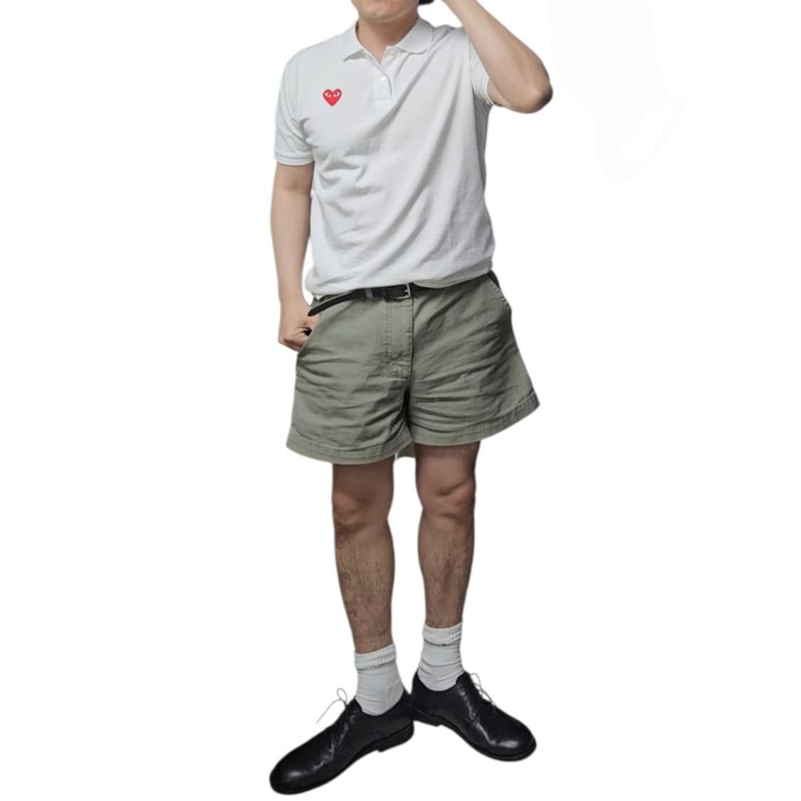 꼼데가르송 PK셔츠 반팔 카라티 L M0219 상품이미지2