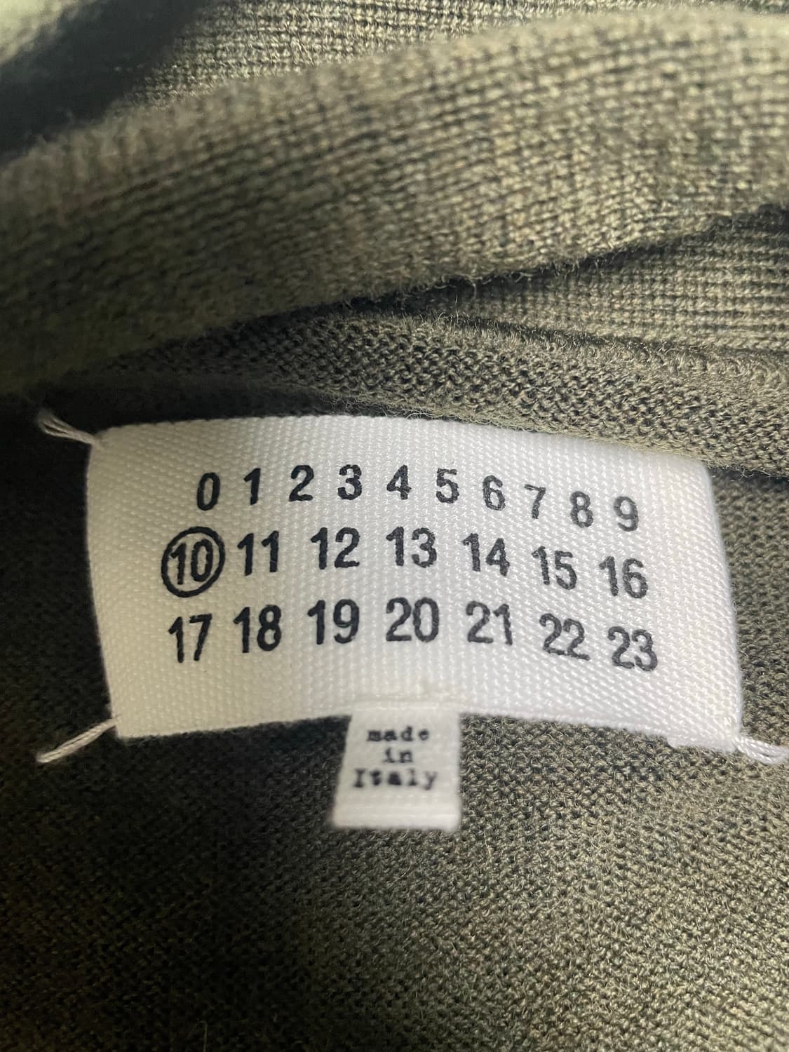 메종 마르지엘라 숄카라 머플러 가디건 상품이미지4