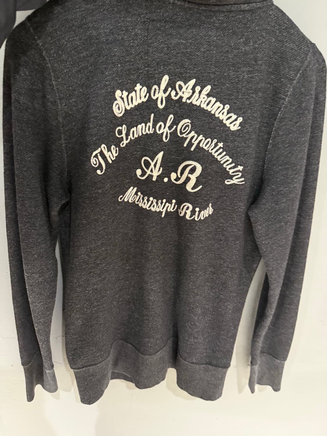 back number back lettering hood zip-up 상품이미지9