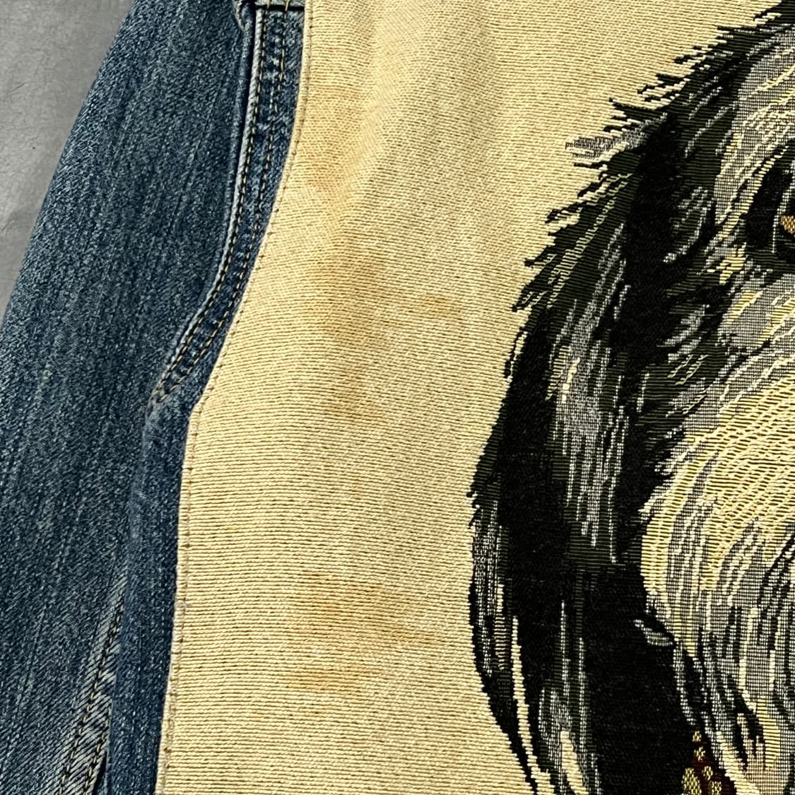  에드윈 애니멀 패치 데님 트러커 자켓 y15590 상품이미지6