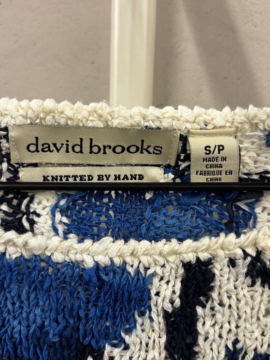 david brooks 플라워 패턴 니트 S/P 상품이미지4