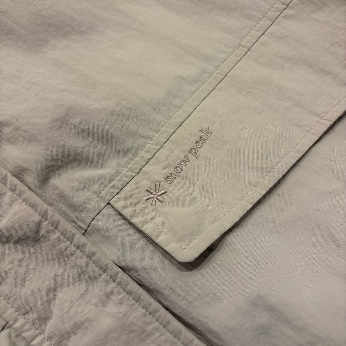 [85] 스노우피크 후드 바람막이 자켓 베이지 D208 상품이미지4