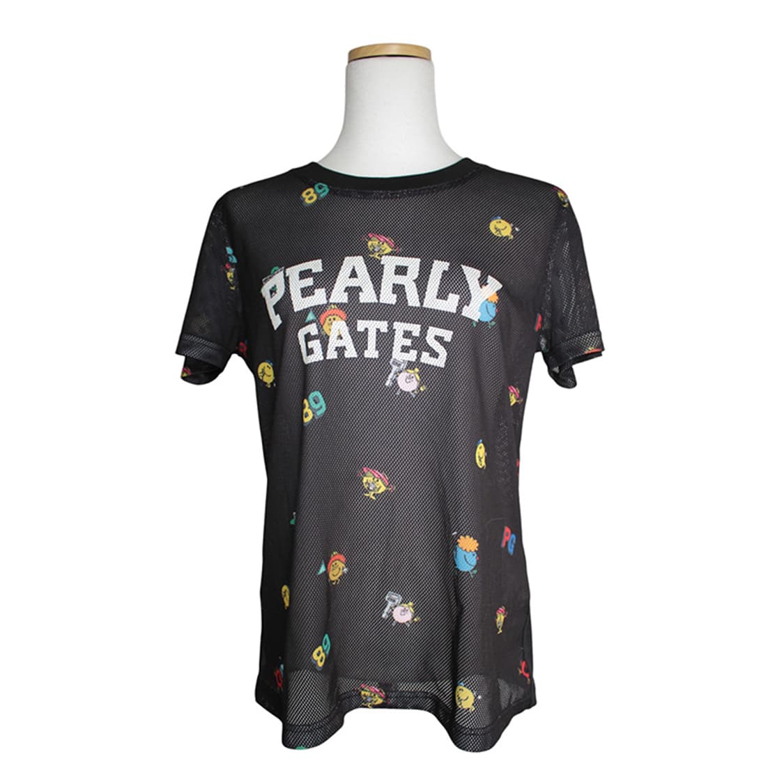 파리게이츠 블랙 메쉬 로고 티셔츠 55 상품이미지1