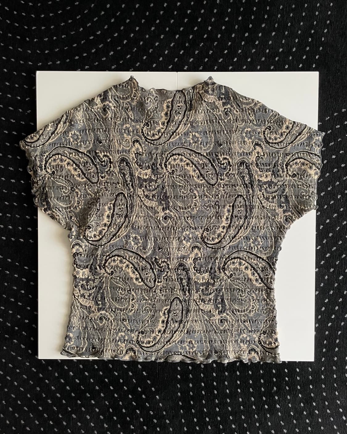 patterned wrinkle top 상품이미지10