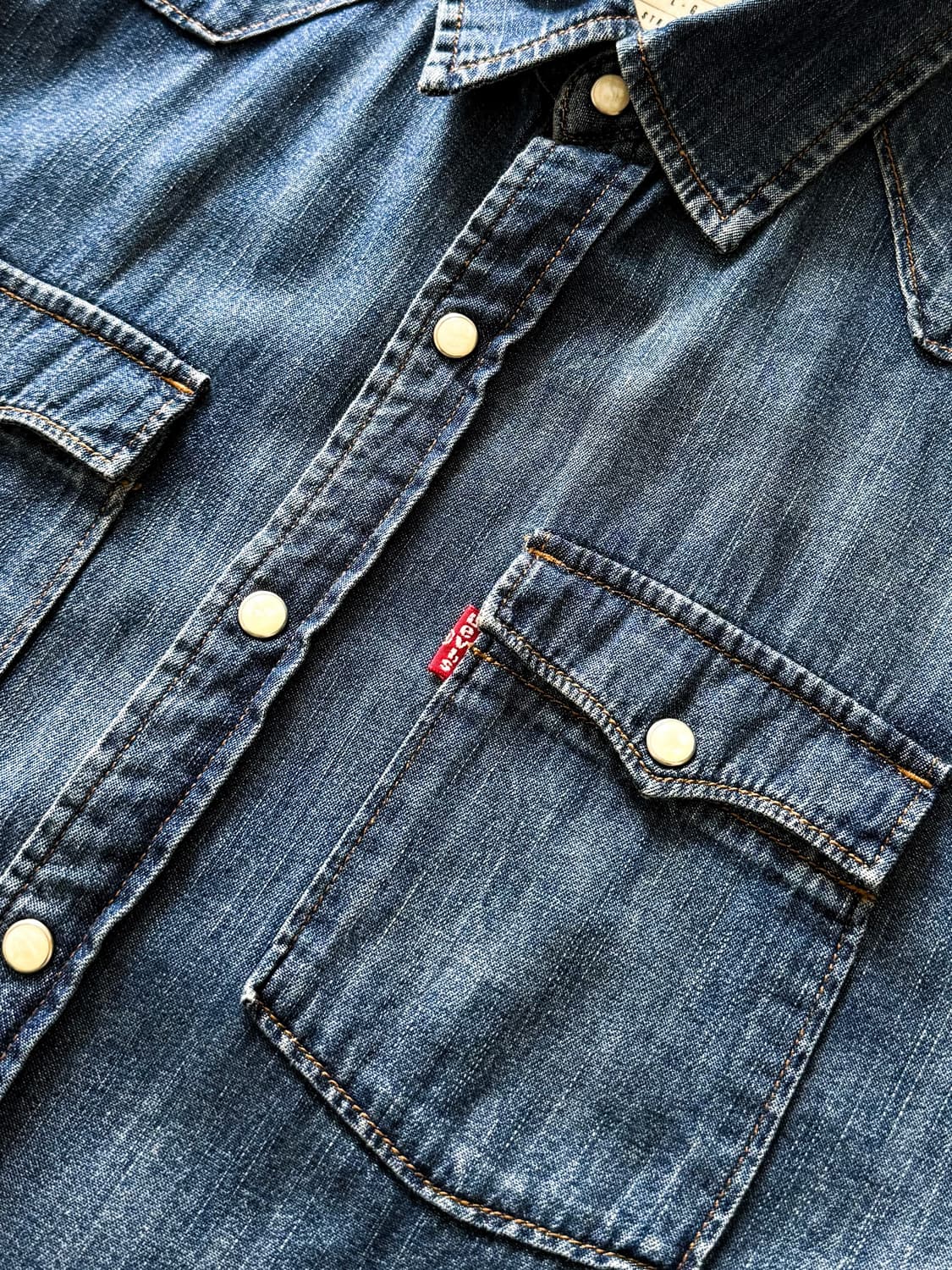 Vintage Levi's Western Denim Shirt 상품이미지4