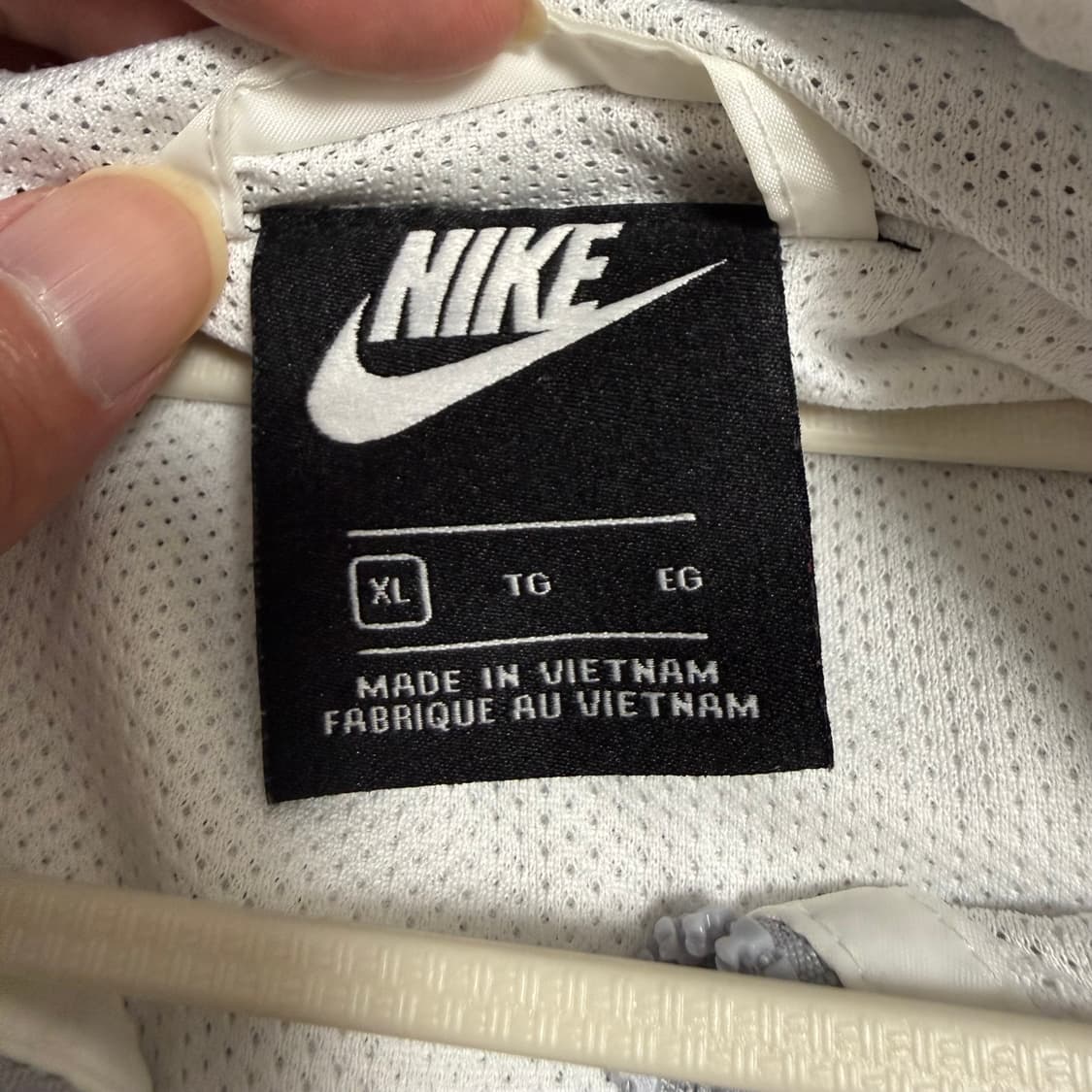 나이키 바람막이 윈드브레이커 그레이 XL 상품이미지3