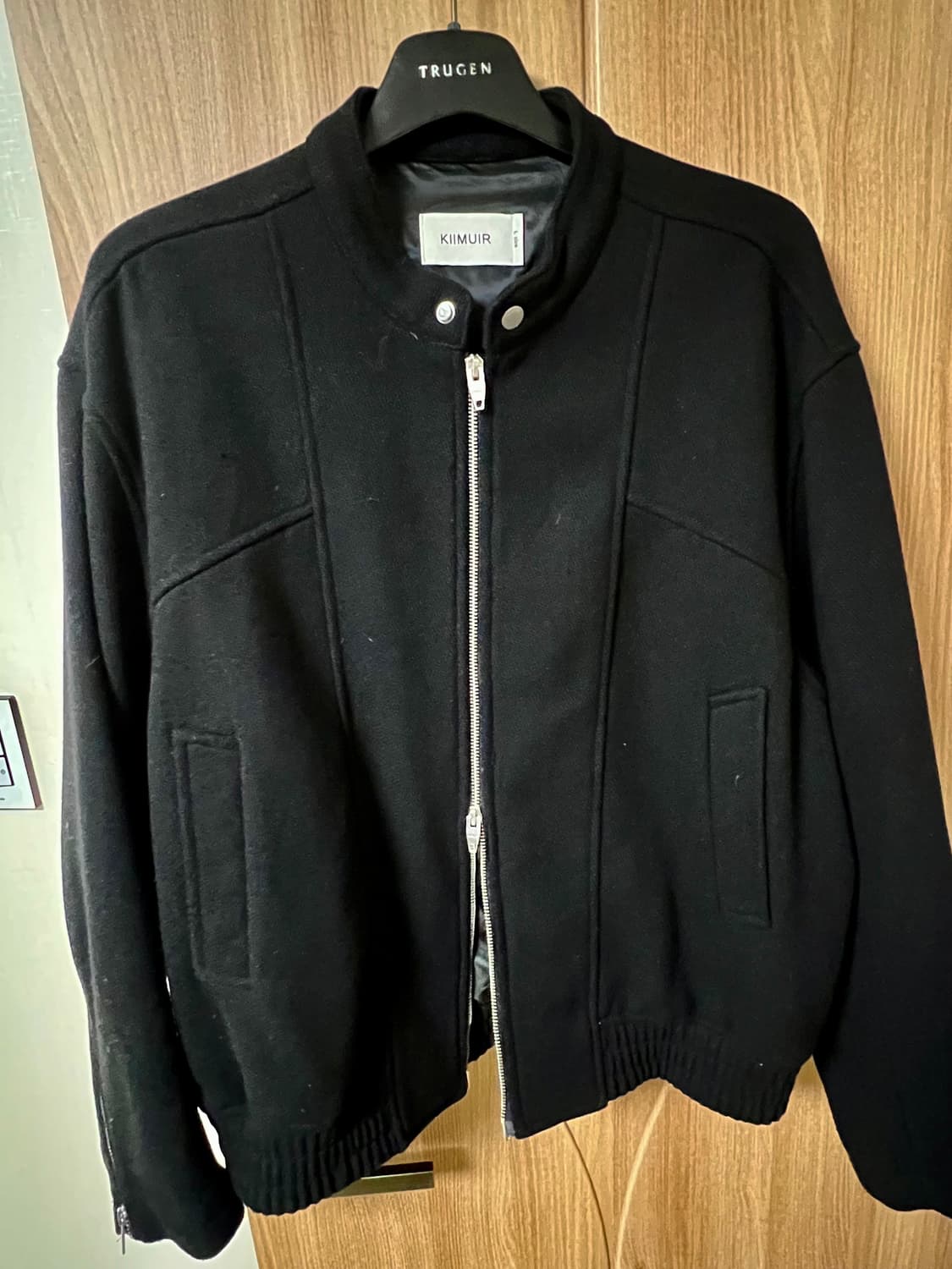 울 숏카라 블루종 자켓 상품이미지1