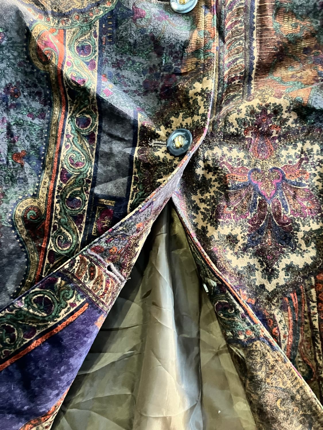 일본빈티지 Pretaporter 오리엔탈보헤미안 영국풍 쓰리버튼자켓 상품이미지2