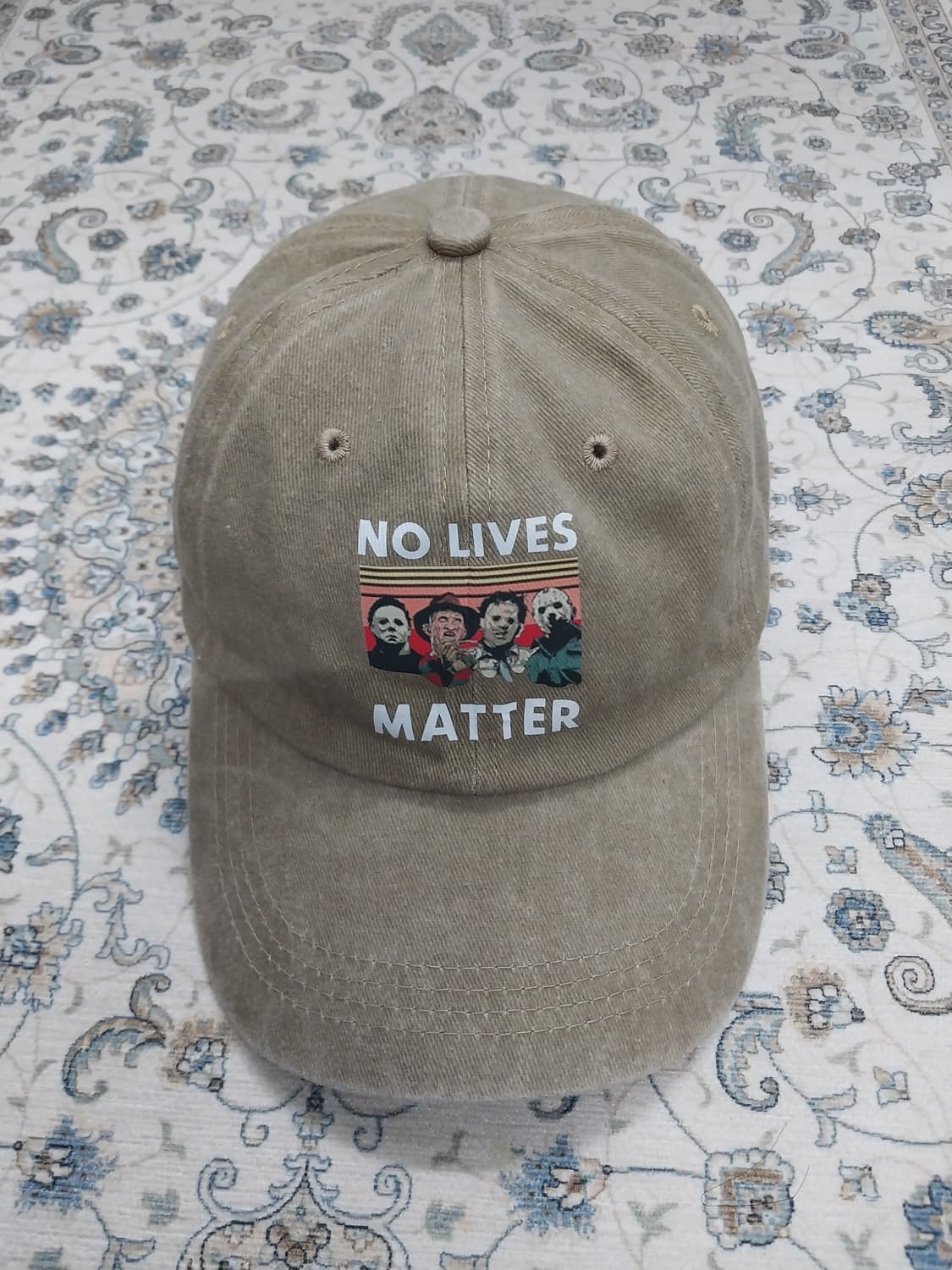 할로윈 NO LIVES MATTER 위싱 볼캡 상품이미지1
