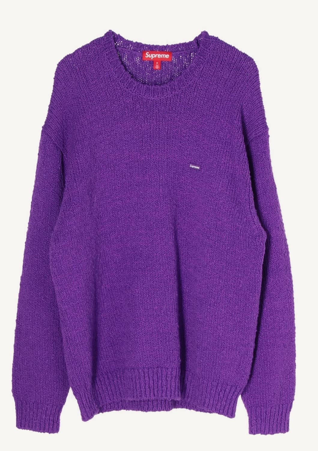 슈프림 퍼플 부클 니트 스웨터 상품이미지1