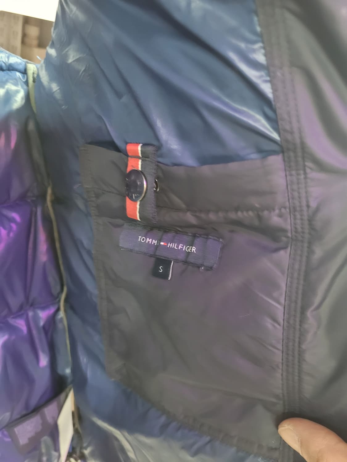 타미힐피거 네이비 패딩 조끼 (오리털) 상품이미지4