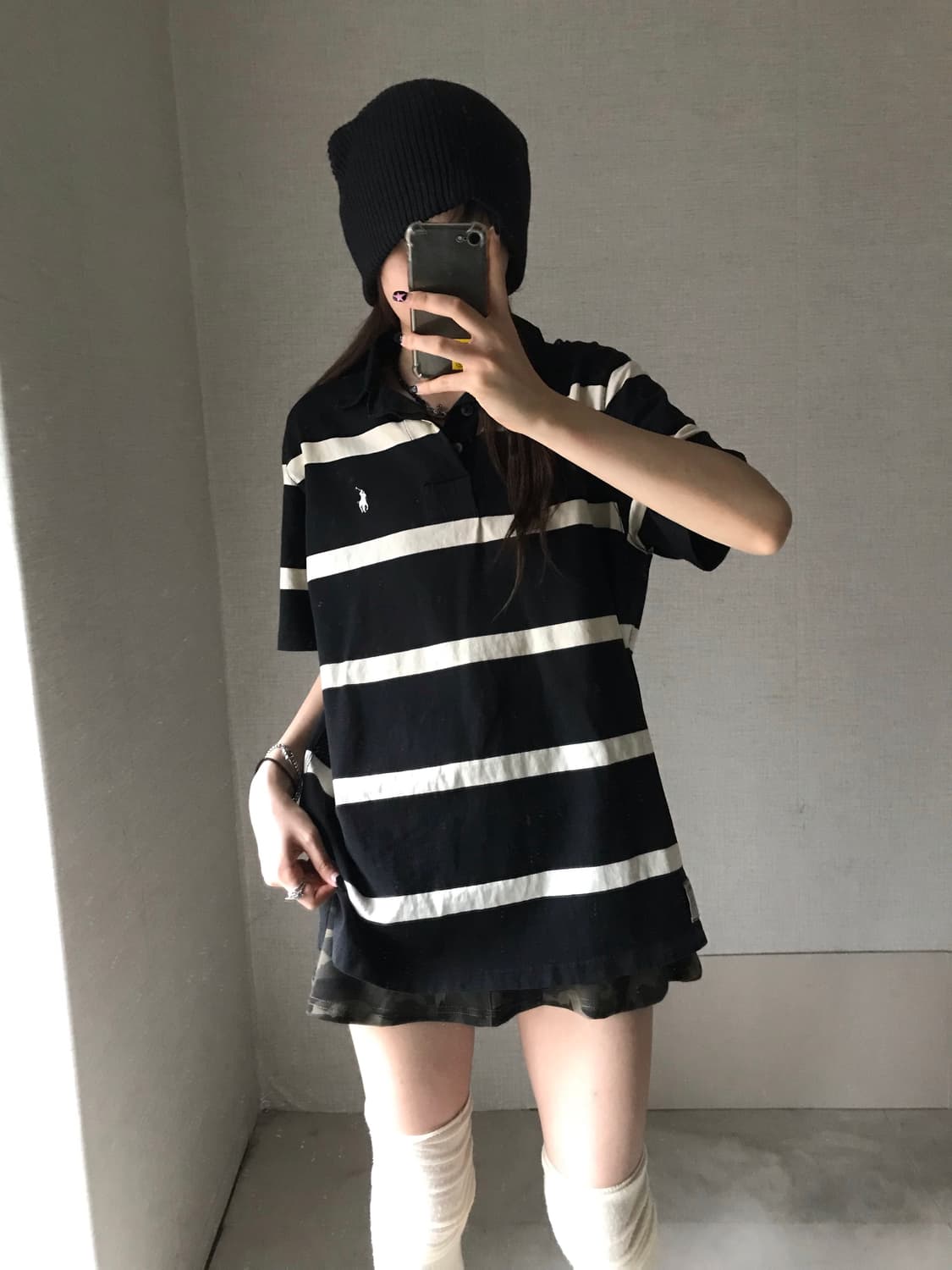 폴로 스트라이프 빅로고pk 상품이미지2
