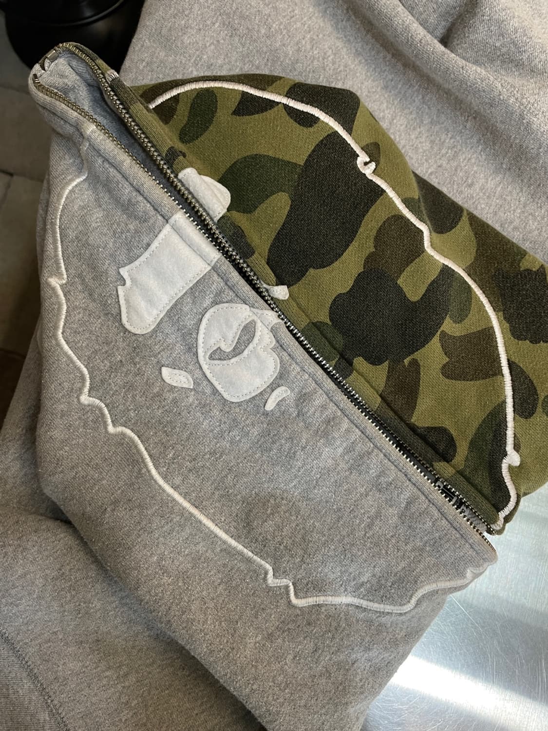 베이프 사루 헤드 후드집업  상품이미지1