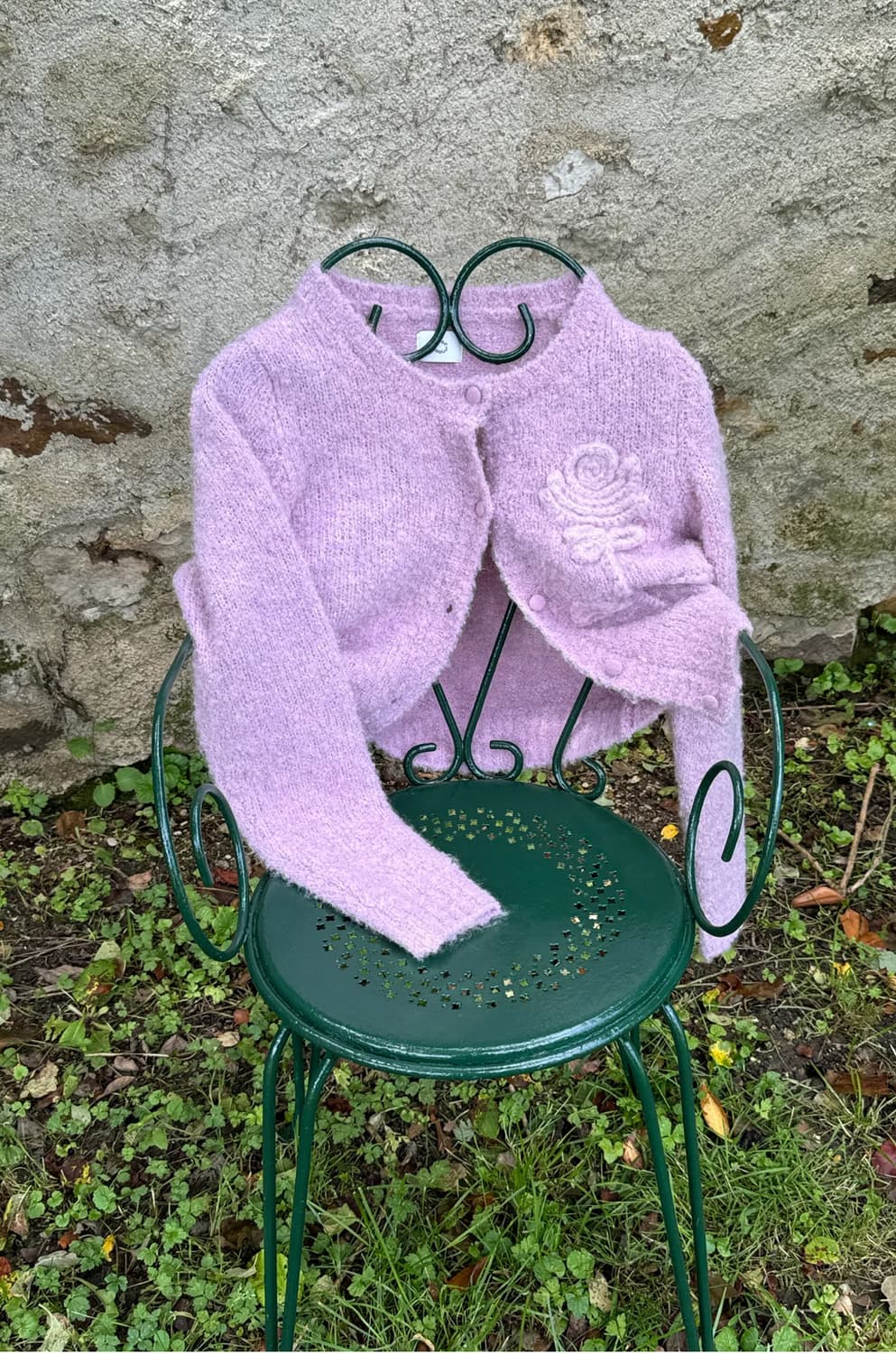 시눈 로즈 플라워 가디건 sinoon rose flower 판매해요 상품이미지6