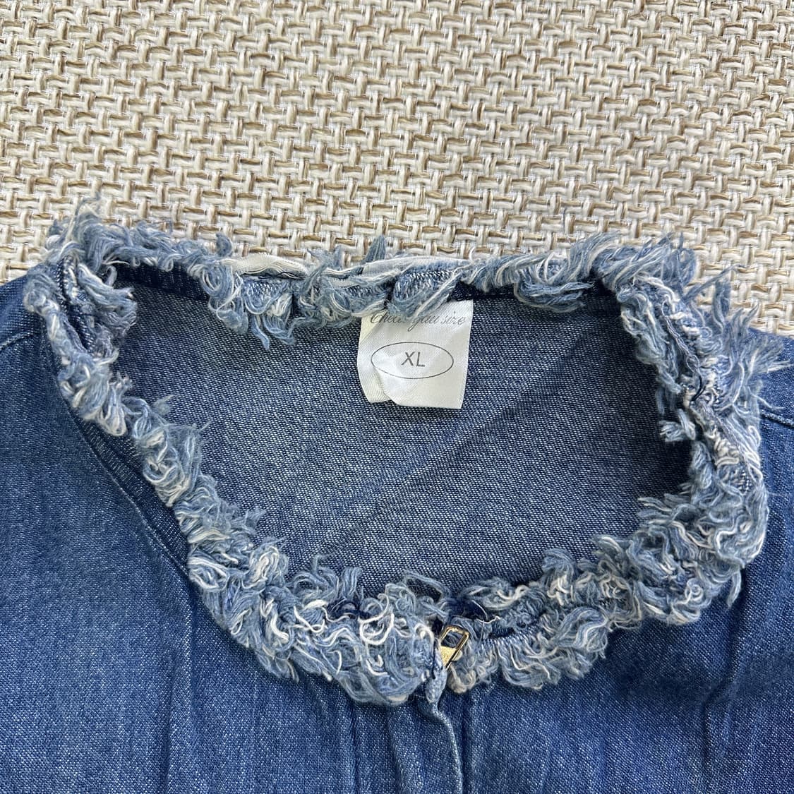 실측확인 빈티지 여성 데님 셔츠 원피스 0421D 상품이미지2