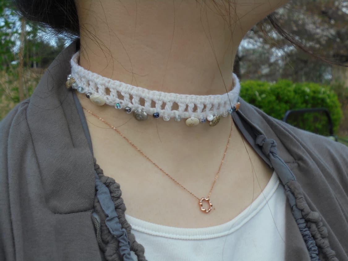 핸드메이드 초커 목걸이 상품이미지1