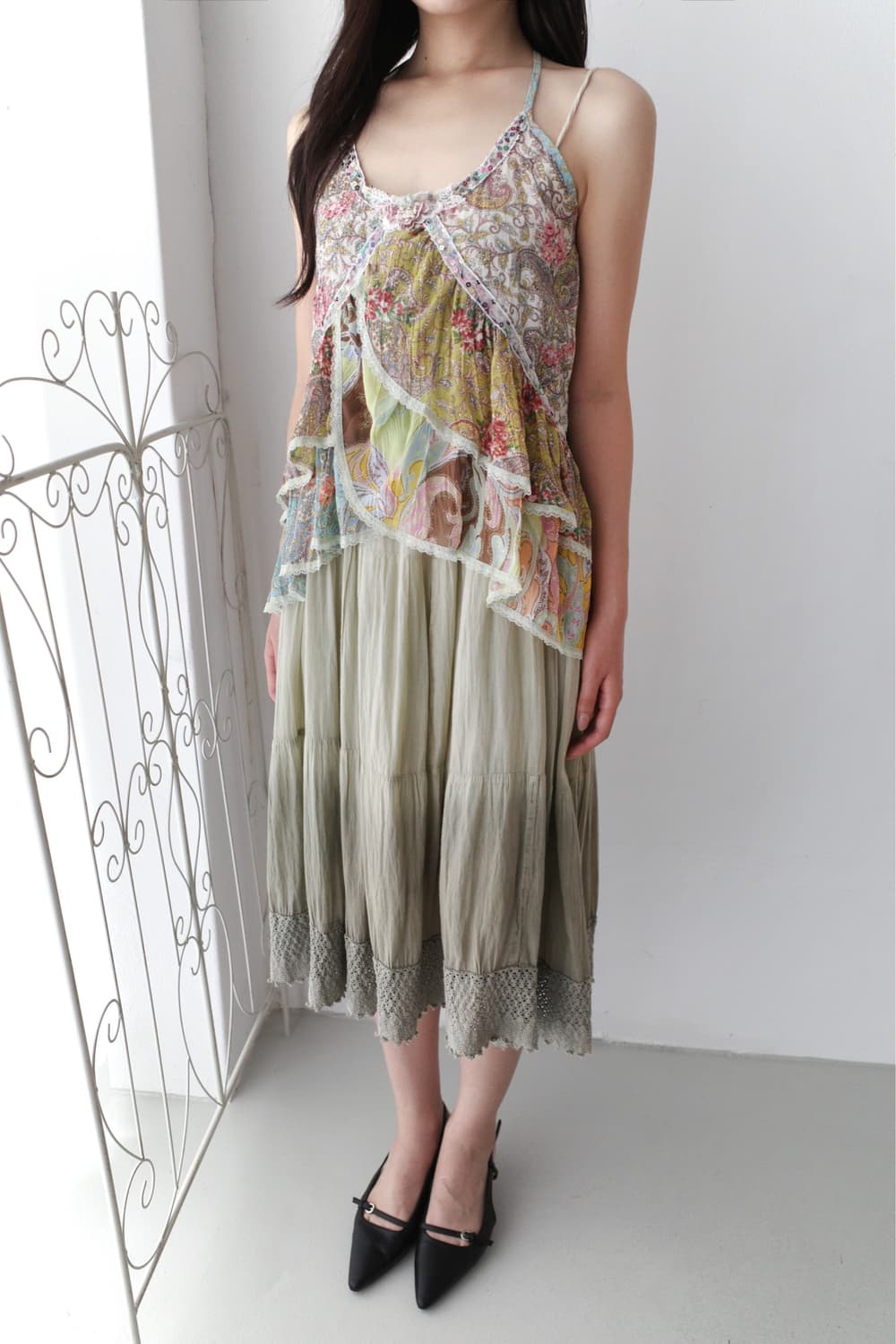 gradation cancan skirt 상품이미지5