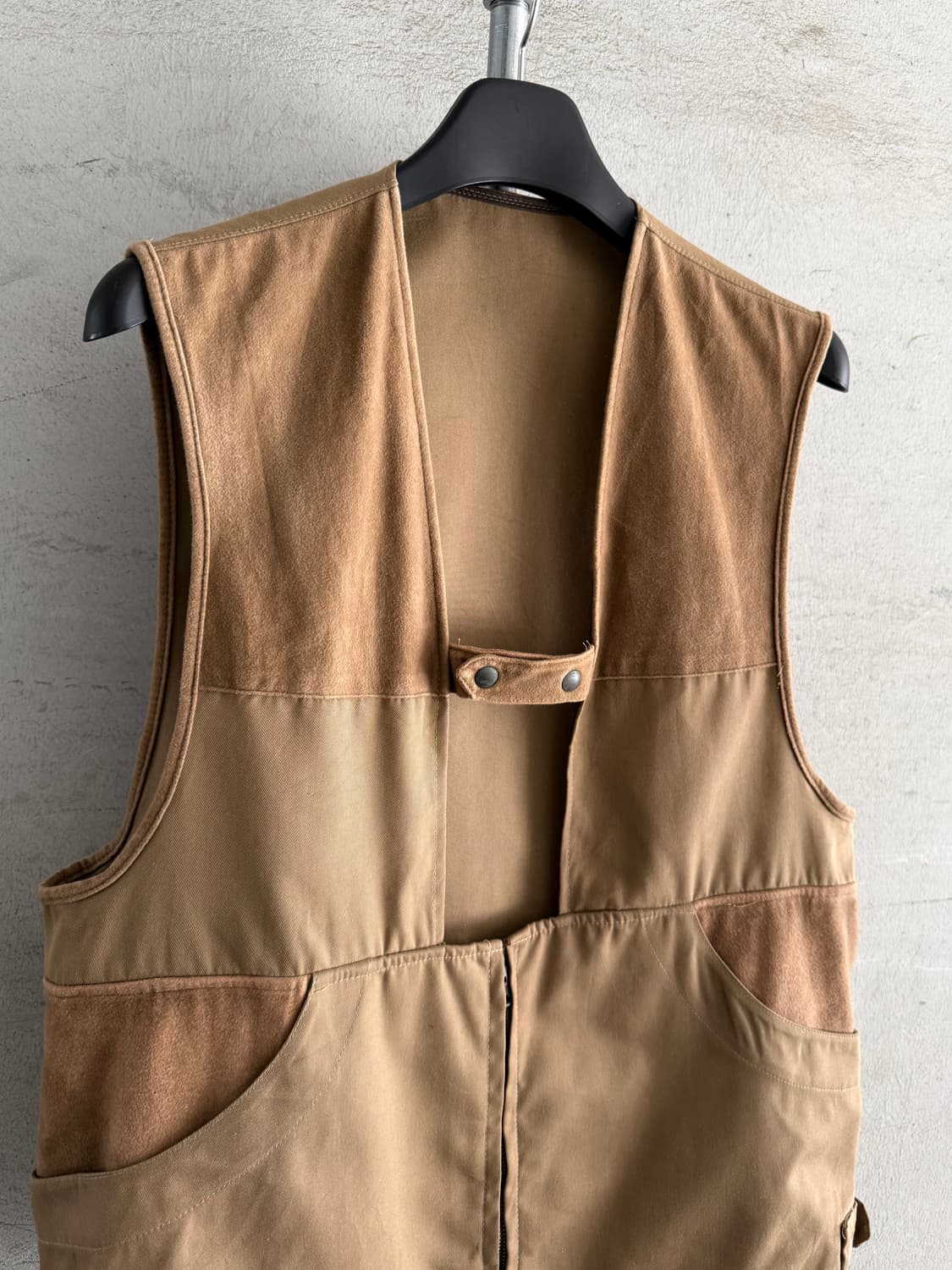 Vintage French Hunting Zip-Up Vest 상품이미지2