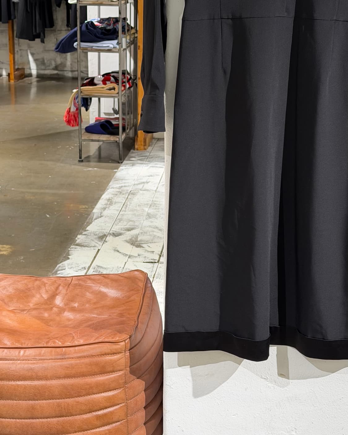 질샌더 블랙 롱 폴리에스터 셔츠 원피스 상품이미지4