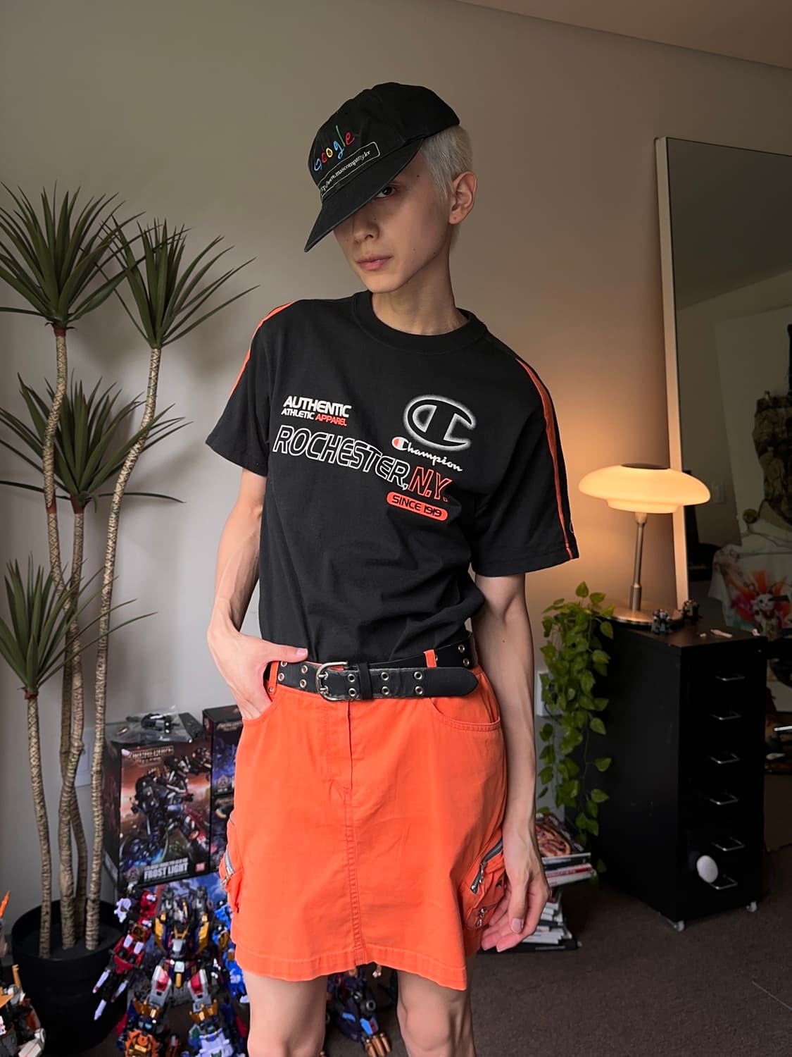 Champion 인시젼 & 로고 프린팅 티셔츠 상품이미지2