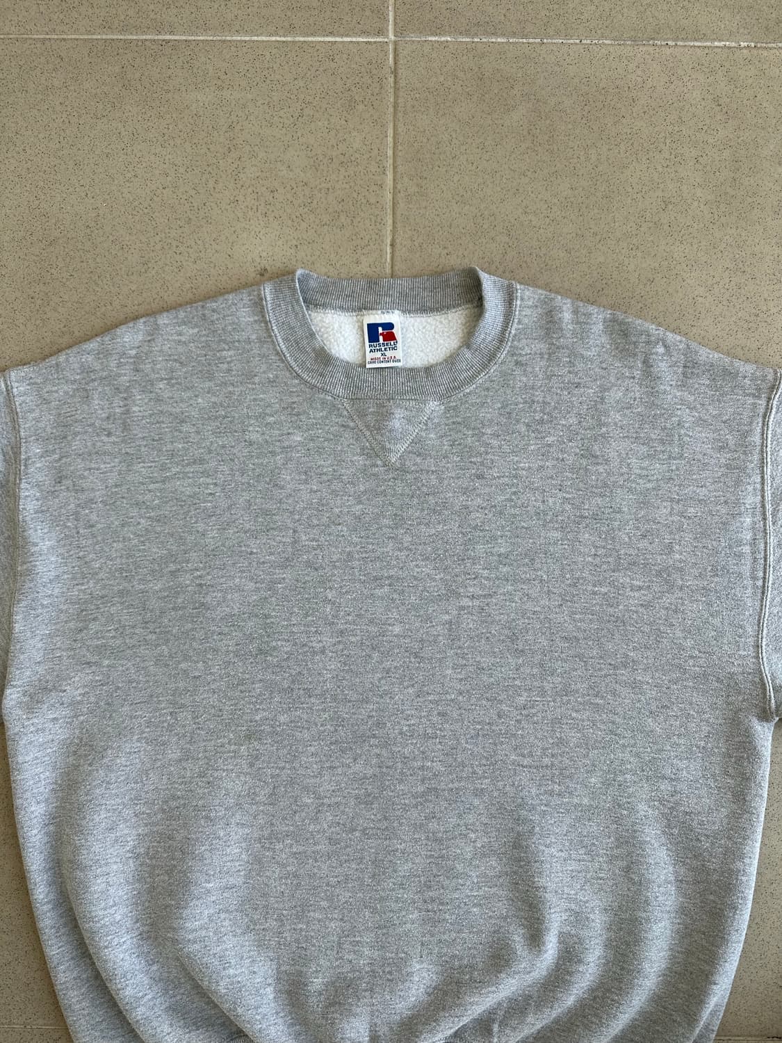 90s 빈티지 러셀 스웻셔츠 그레이 XL USA 상품이미지4