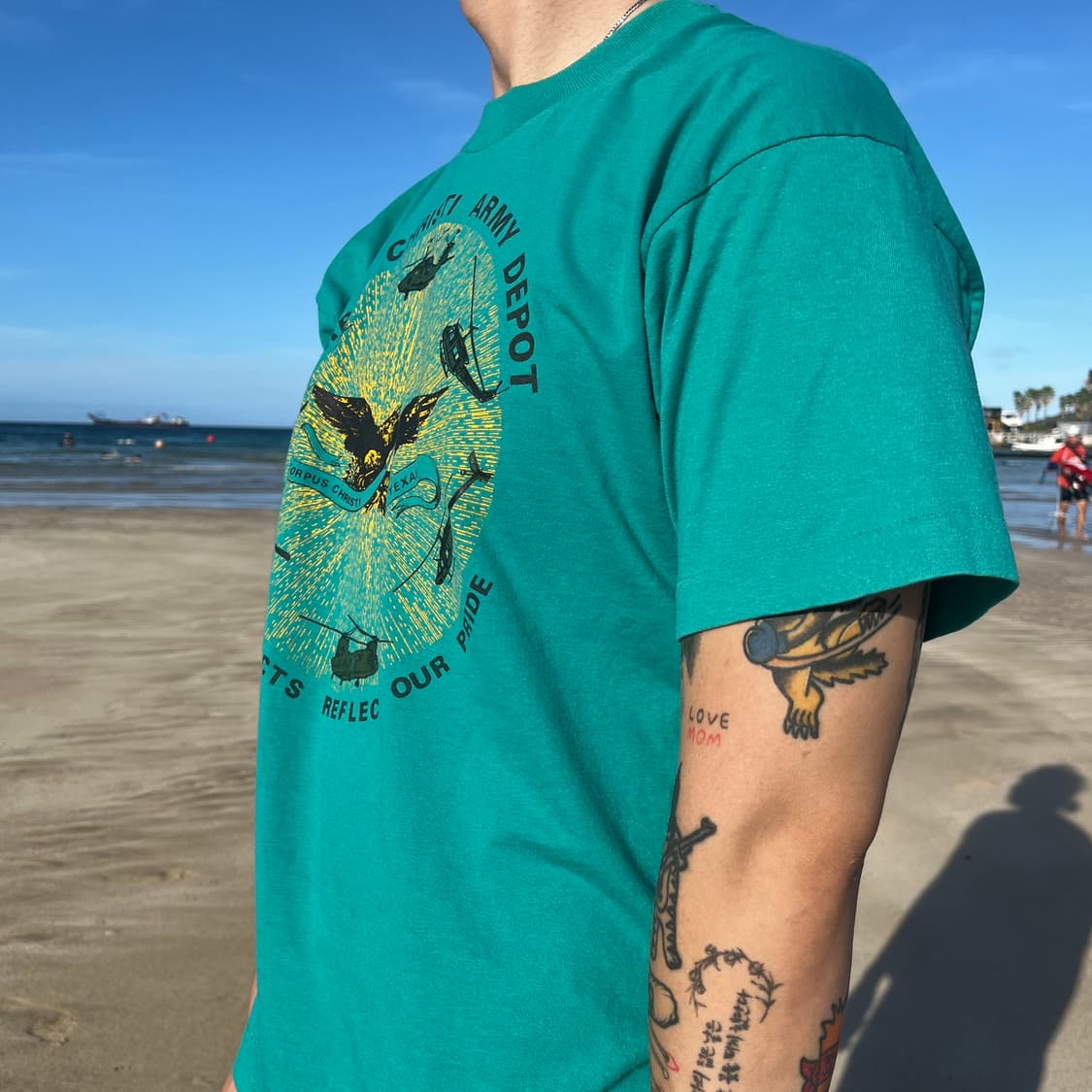 90’s Made in USA vintage T-shirts GRN 상품이미지3