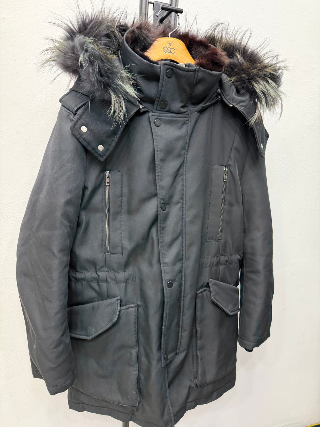 정품) 시스템옴므 한섬 후드퍼 패딩 95 상품이미지2