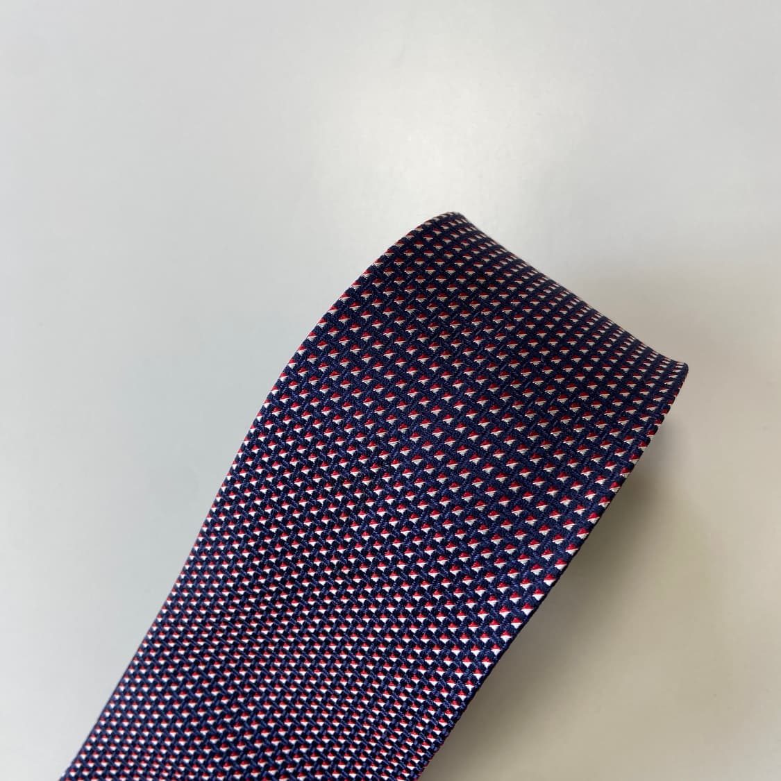 엠포리오 알마니 신형라벨 명품 정품 넥타이(ARMANI) 7.4cm 상품이미지5