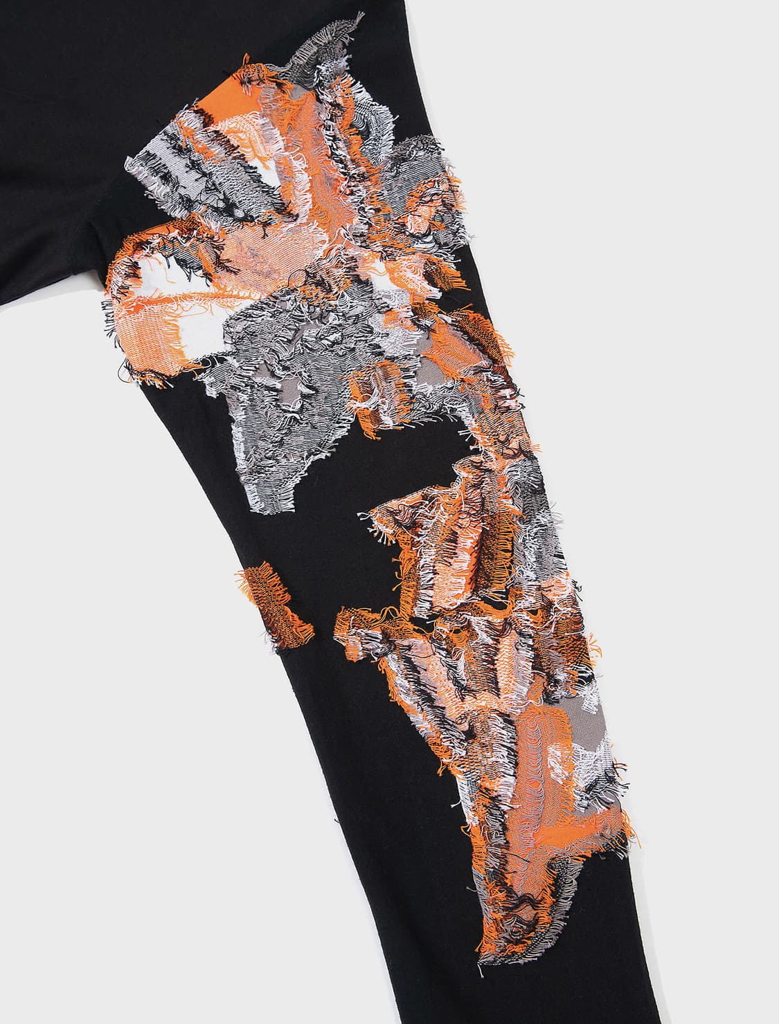 새상품 탁 TAAKK 플라워 자카드 블랙 롱슬리브  2사이즈 상품이미지5