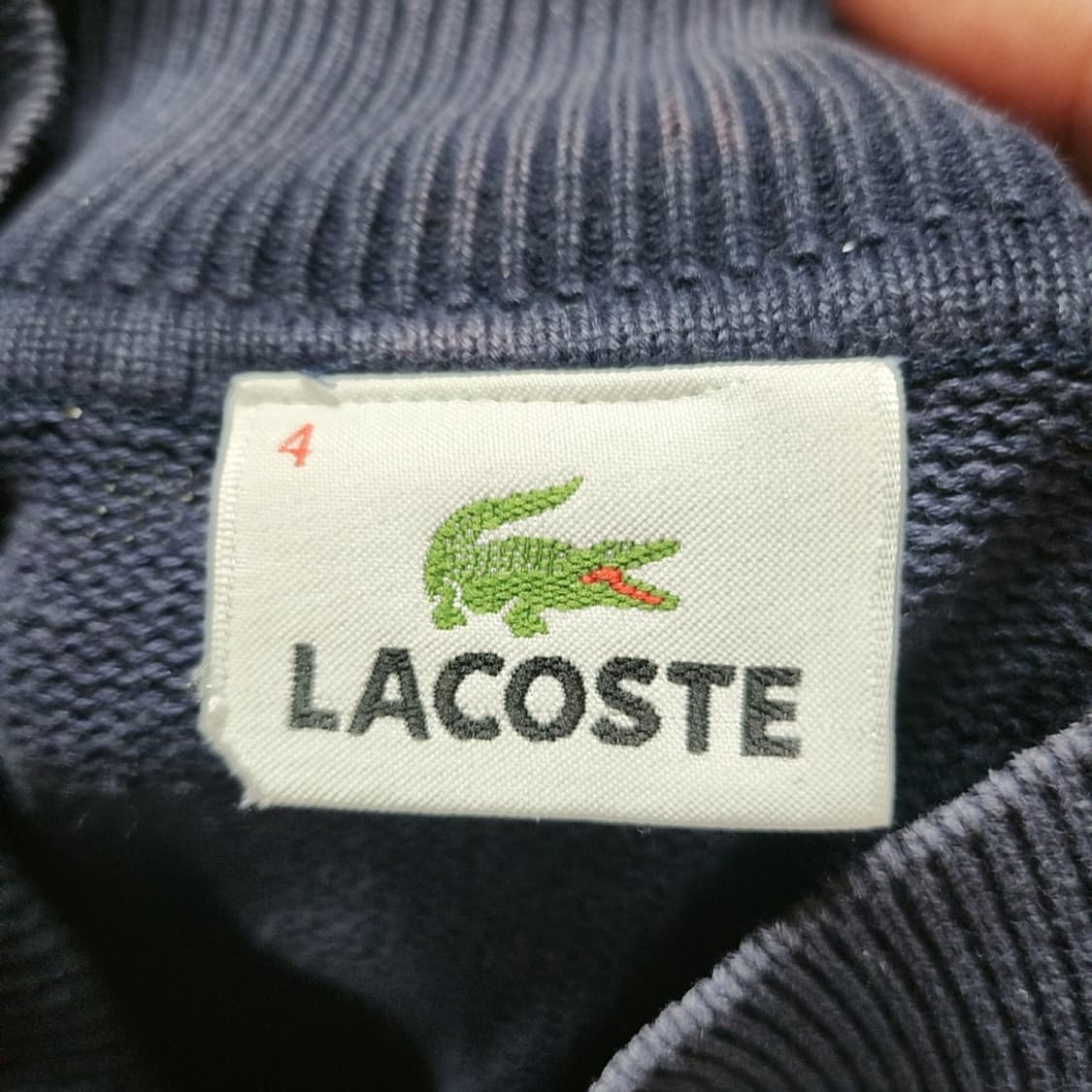 [100] 라코스테 면니트 집업 (2920) 상품이미지4