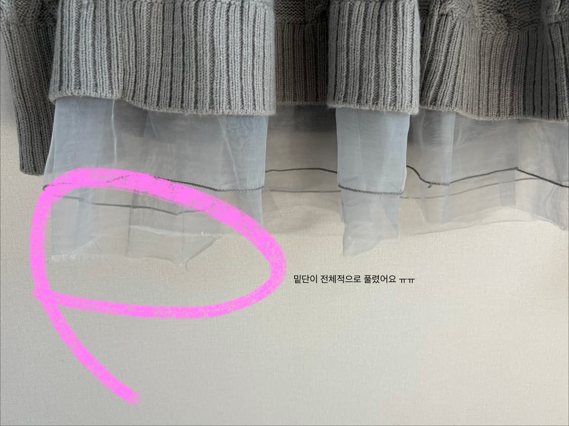 체크 스커트 상품이미지5