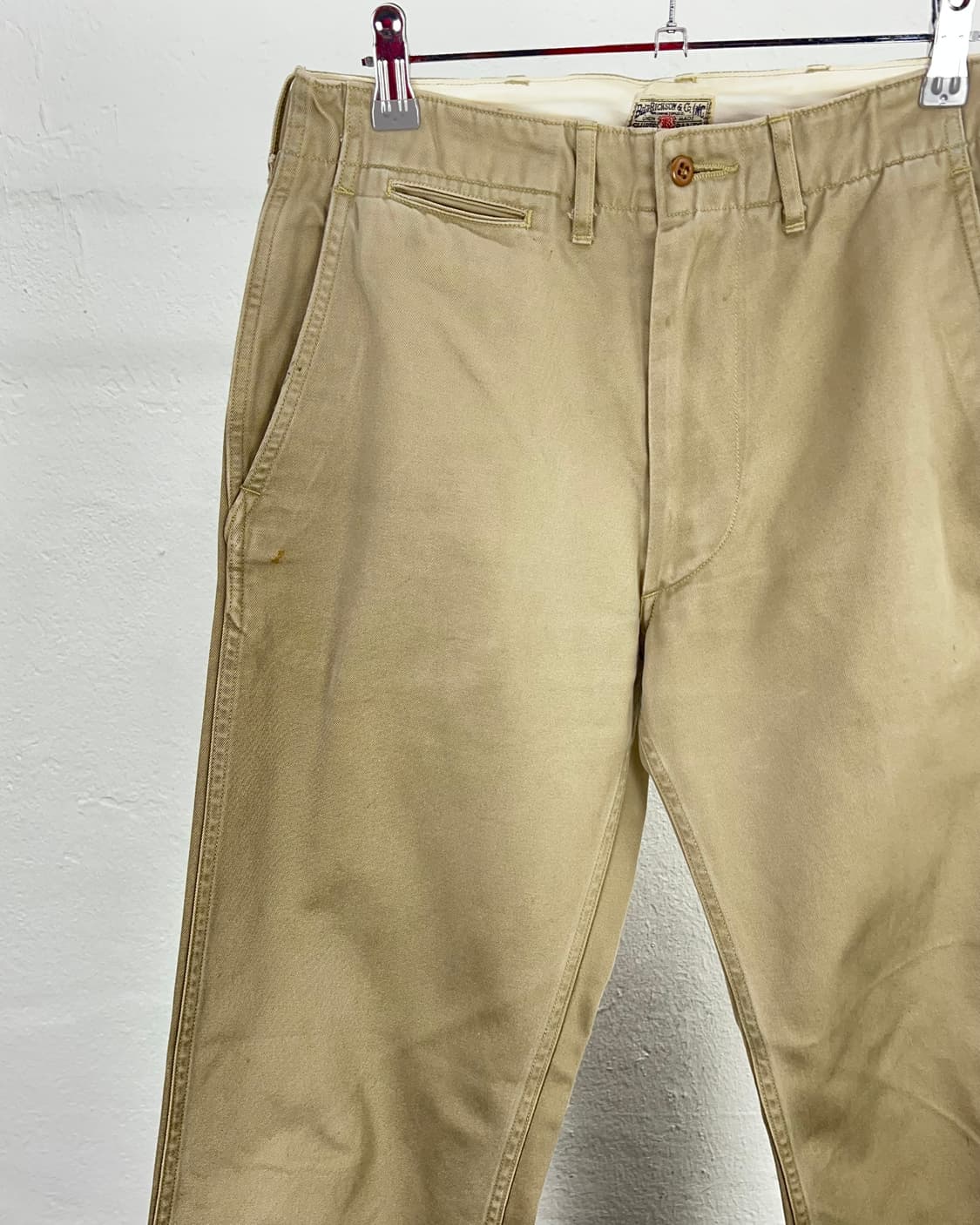 버즈 릭슨 오리지널 스펙 원 워시 베이지 치노 팬츠 상품이미지2