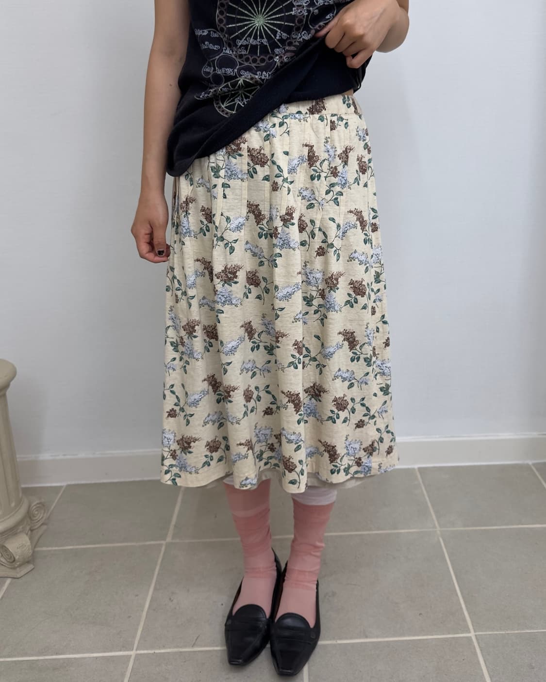 flower cotton skirt 상품이미지1