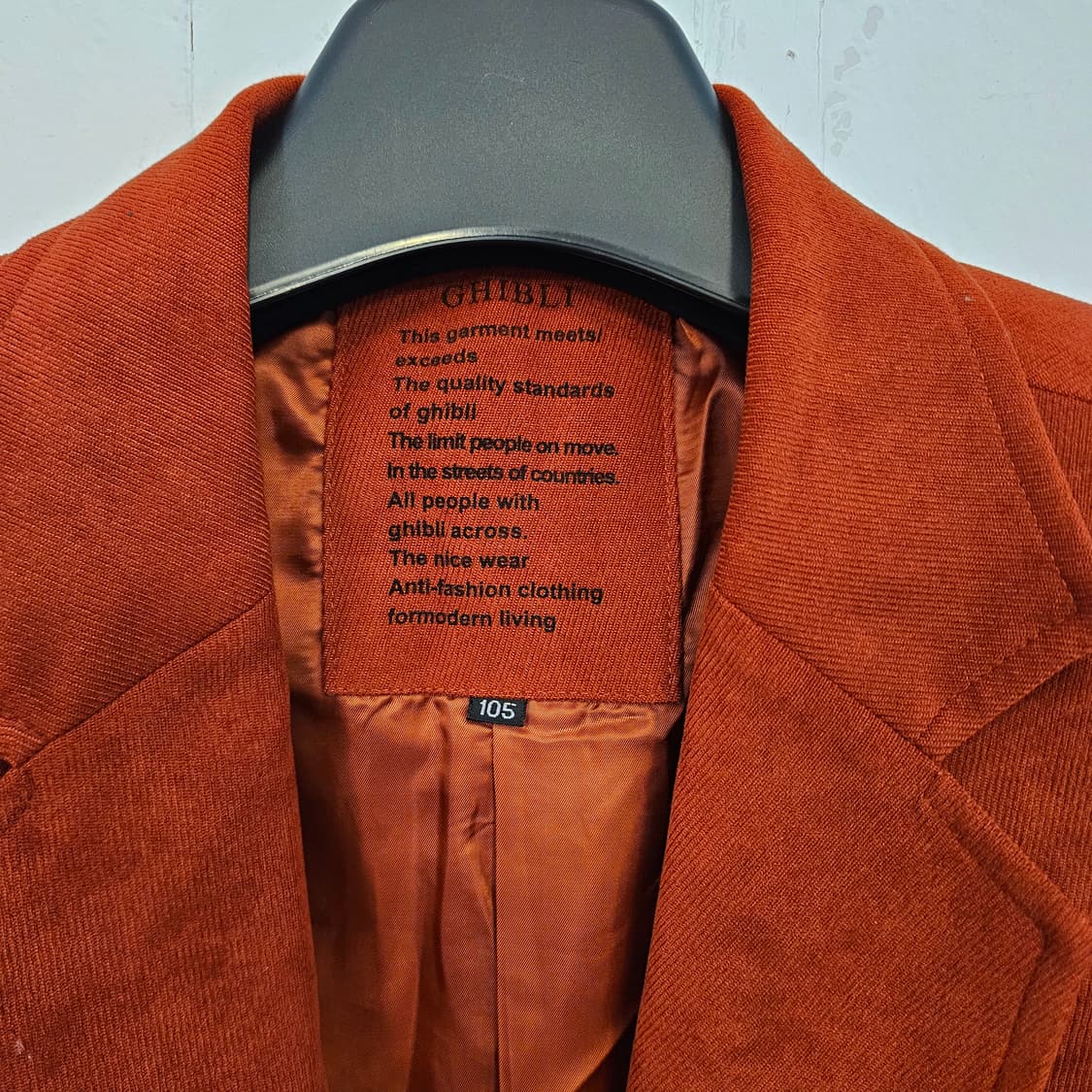 105 (XL) 스웨이드 콤비 자켓 마의 상품이미지2