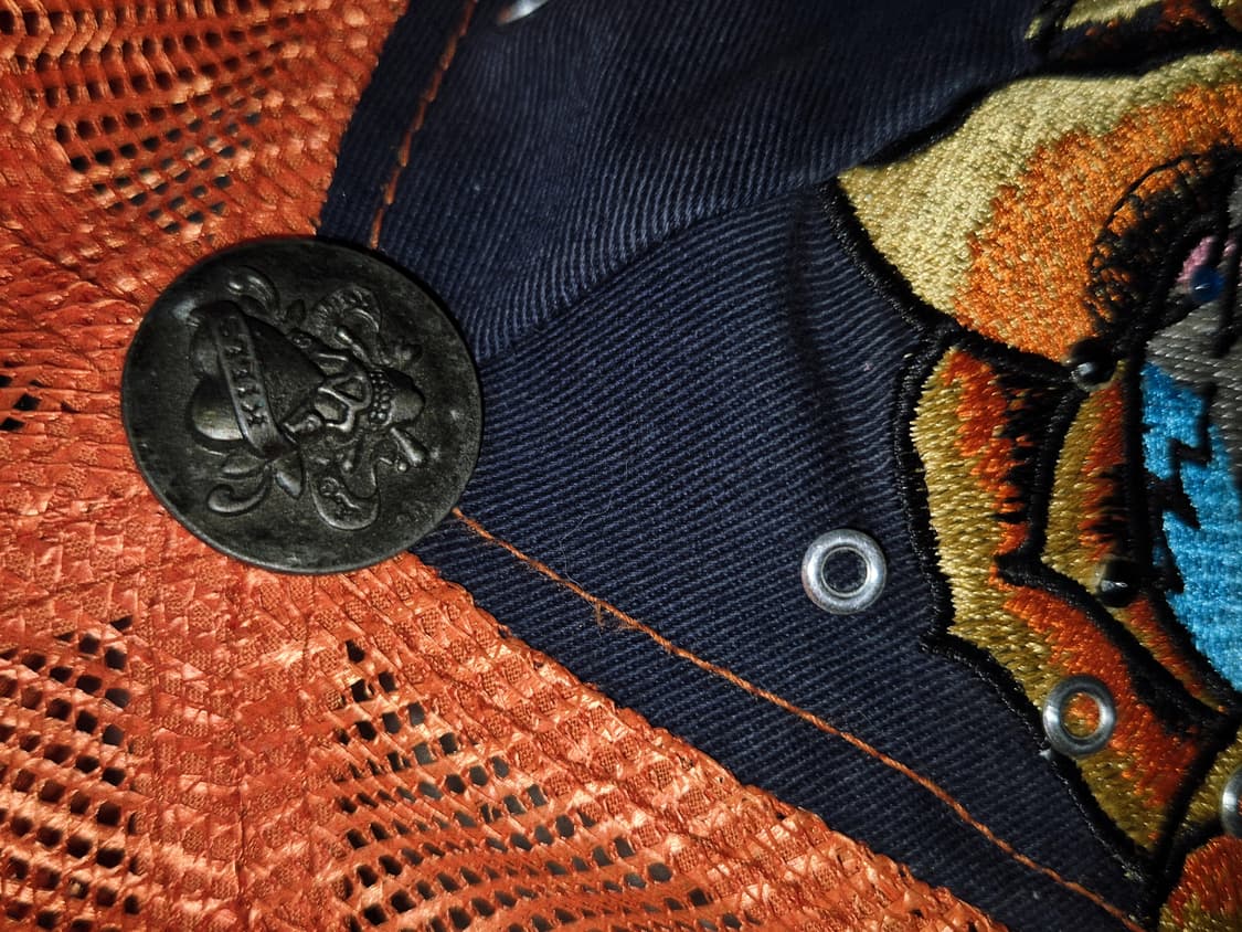Ed Hardy PUNK Skull orange Cap 상품이미지3