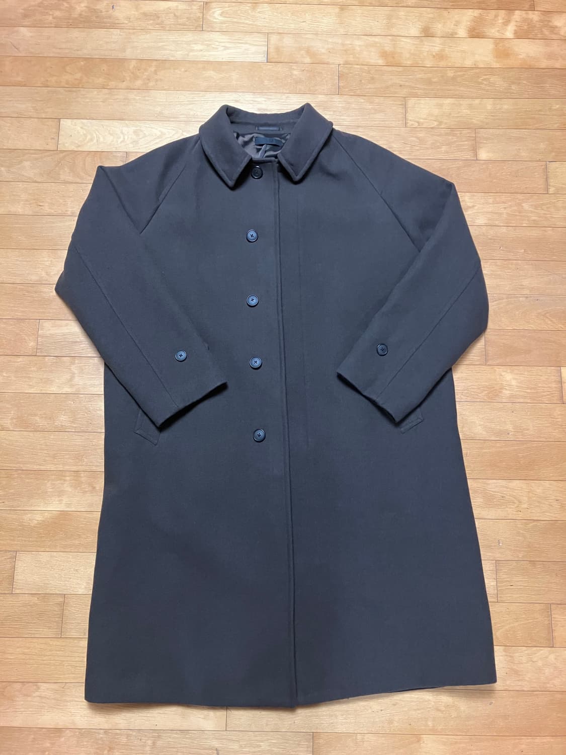 유니클로 발마칸 코트 브라운 XXL 상품이미지1