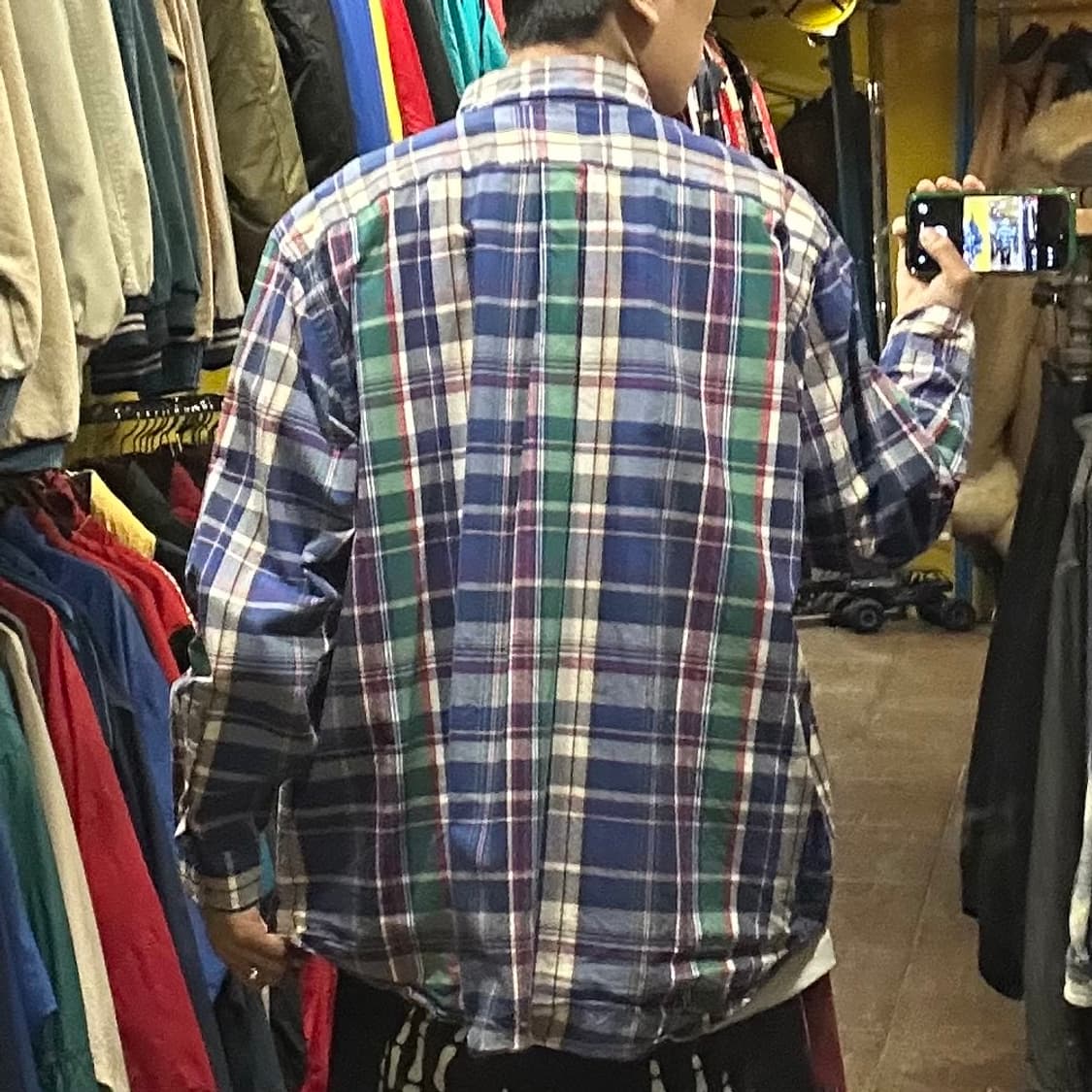 [HI] 폴로 랄프로렌 반팔셔츠 체크블루 상품이미지5