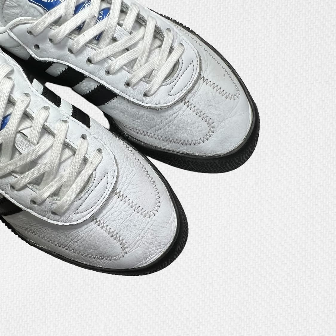 250 (W) 아디다스 삼바로즈 화이트 블랙 검 상품이미지8