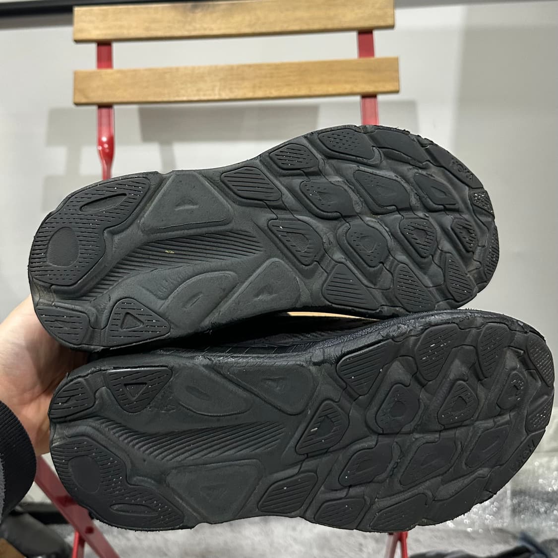 255) 호카운동화 남성 남자 신발 클리프톤9 와이드 블랙 상품이미지6