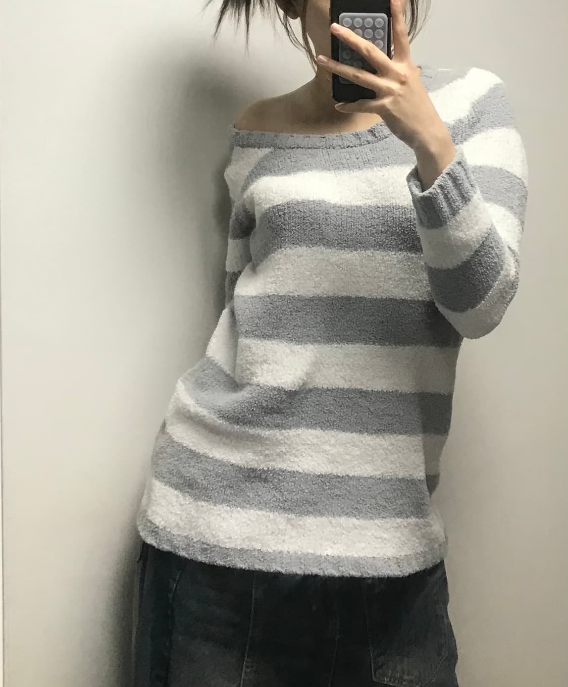 스트라이프 빈티지 니트 상품이미지3