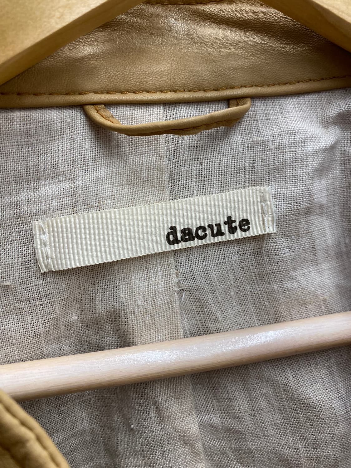 [54] Dacute 이태리 메이드 리얼레더 투웨이 집업 자켓 상품이미지7
