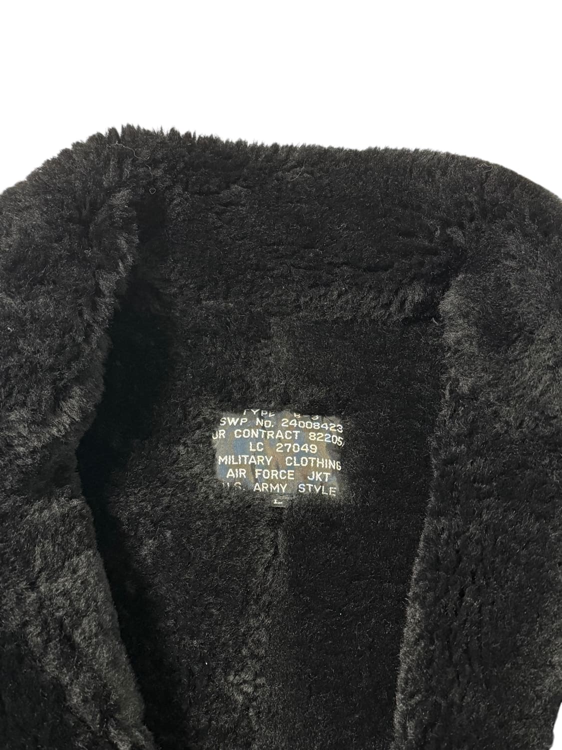 군용 양가죽 B-3 무스탕 자켓 상품이미지4