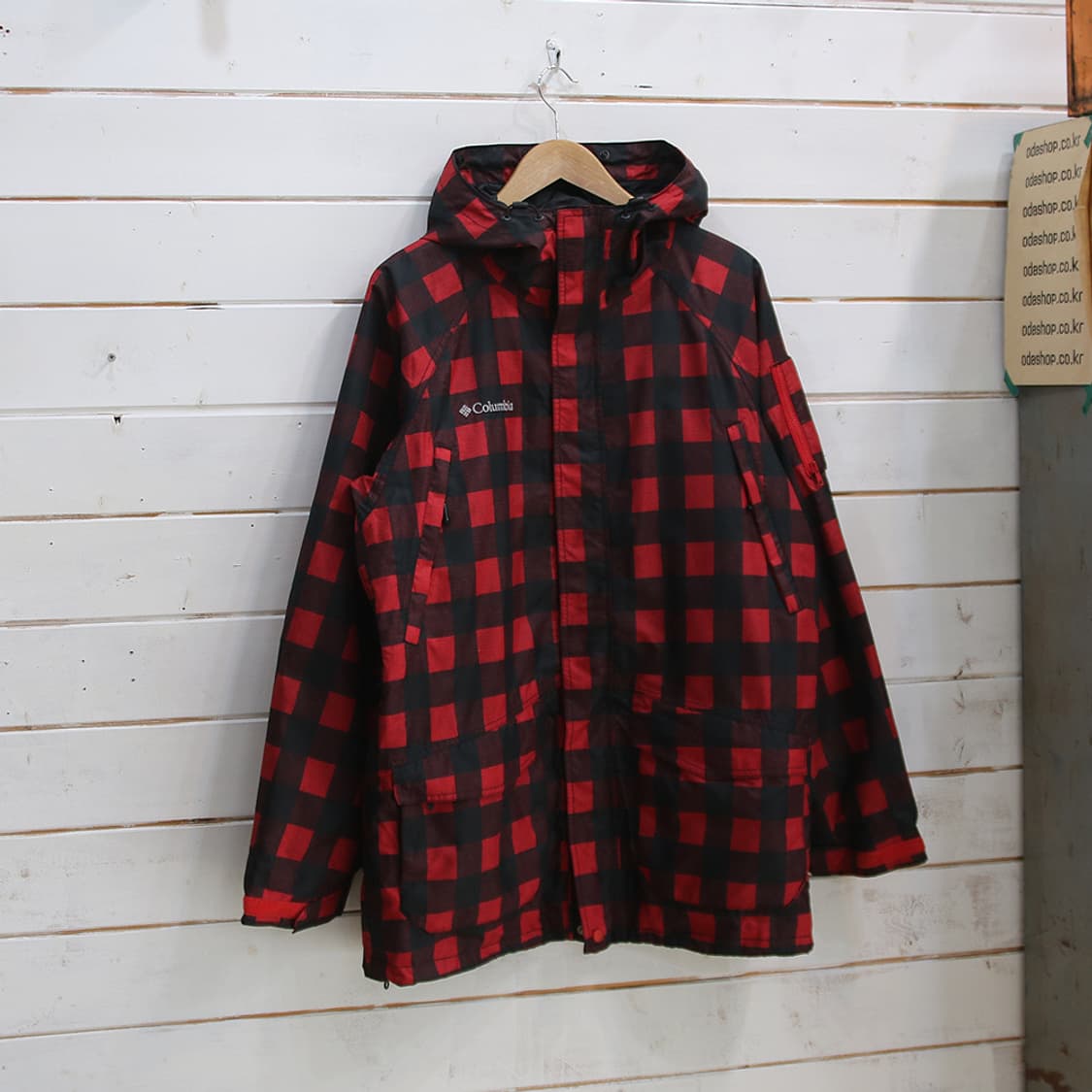 (착용컷) Columbia 체크 스키 자켓 (남성용 103) 상품이미지1