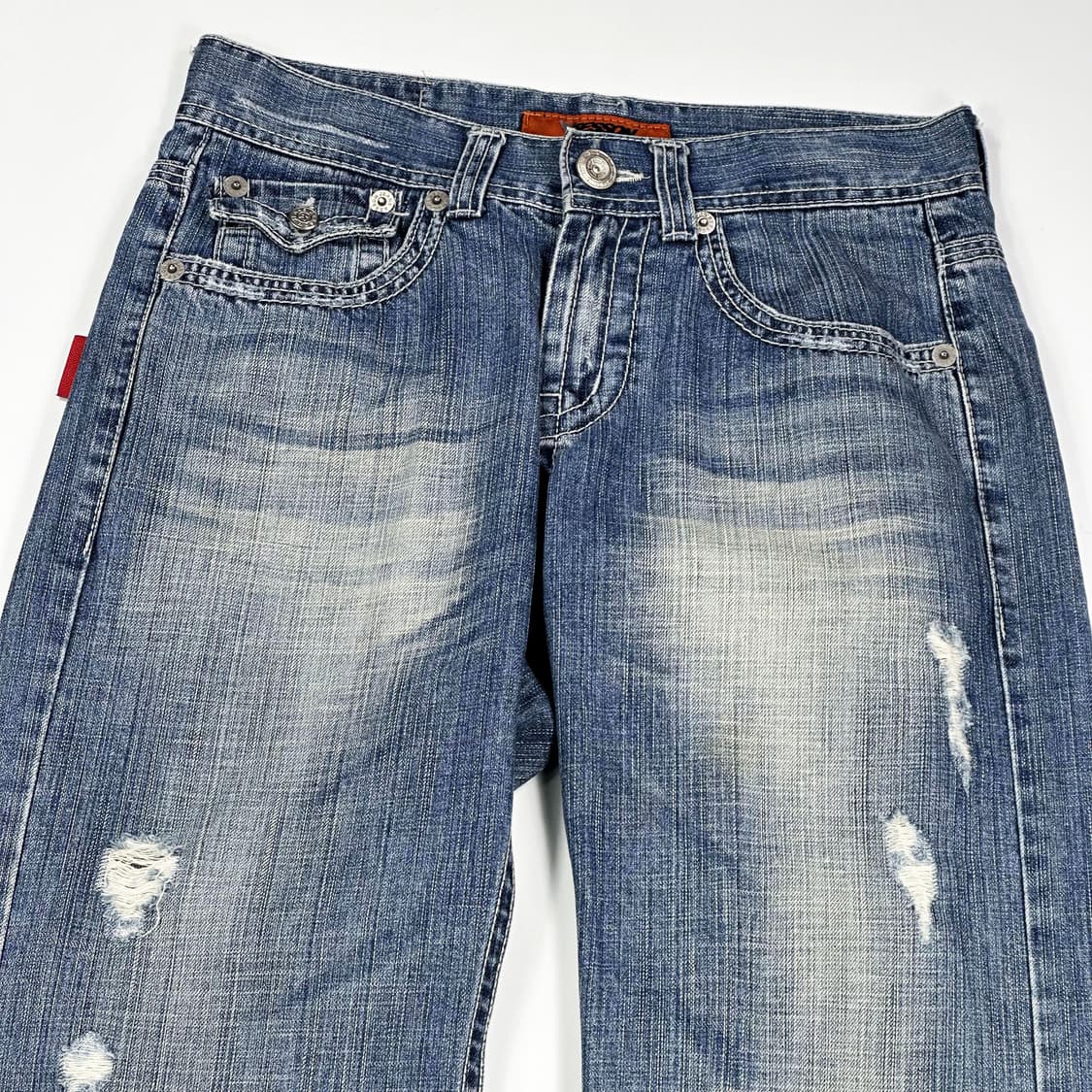 VTG 빈티지 워싱 와이드 데님 팬츠 (28인치) 상품이미지4