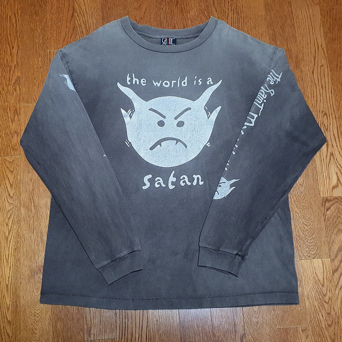 [XL] 세인트미카엘 사탄 롱슬리브 블랙 새제품 상품이미지1