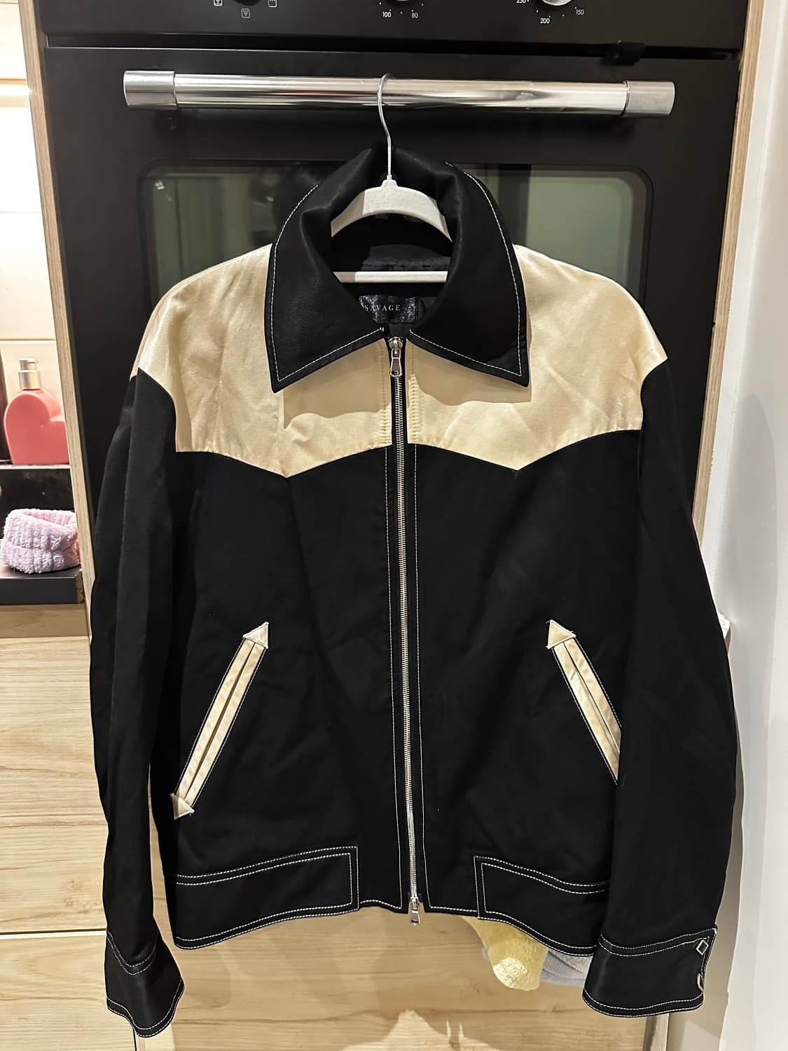 세비지 사틴 블루종 상품이미지1