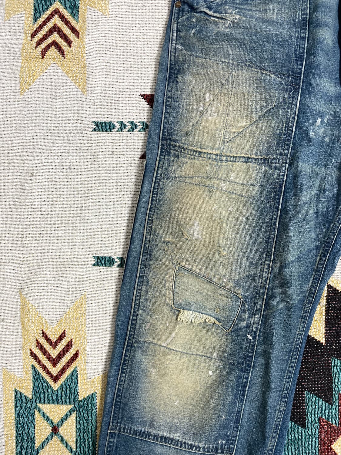 RRL 디스트레스드 카펜터 팬츠(33x30) 상품이미지10