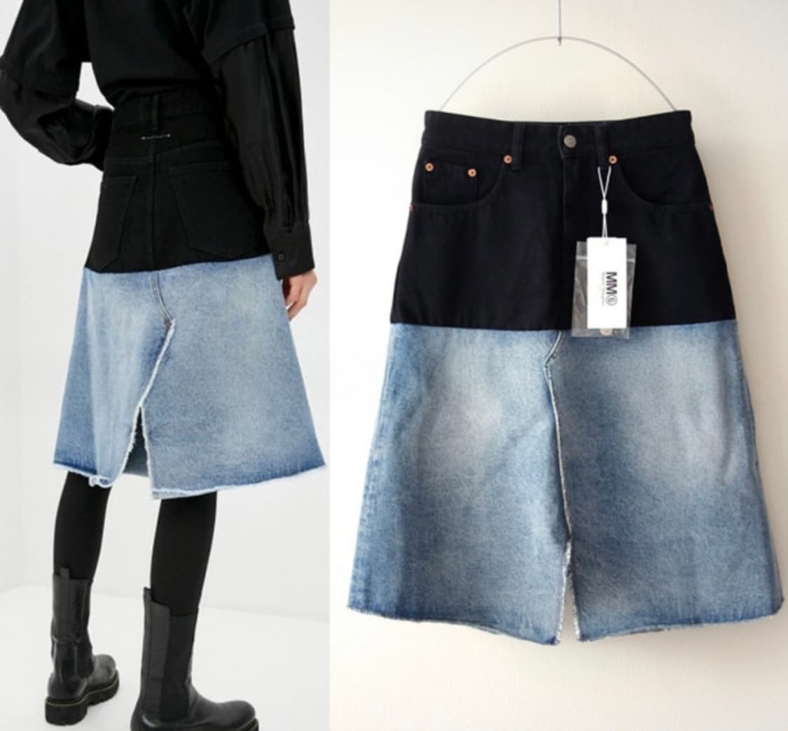 MM6 Double Denim Skirt 상품이미지1