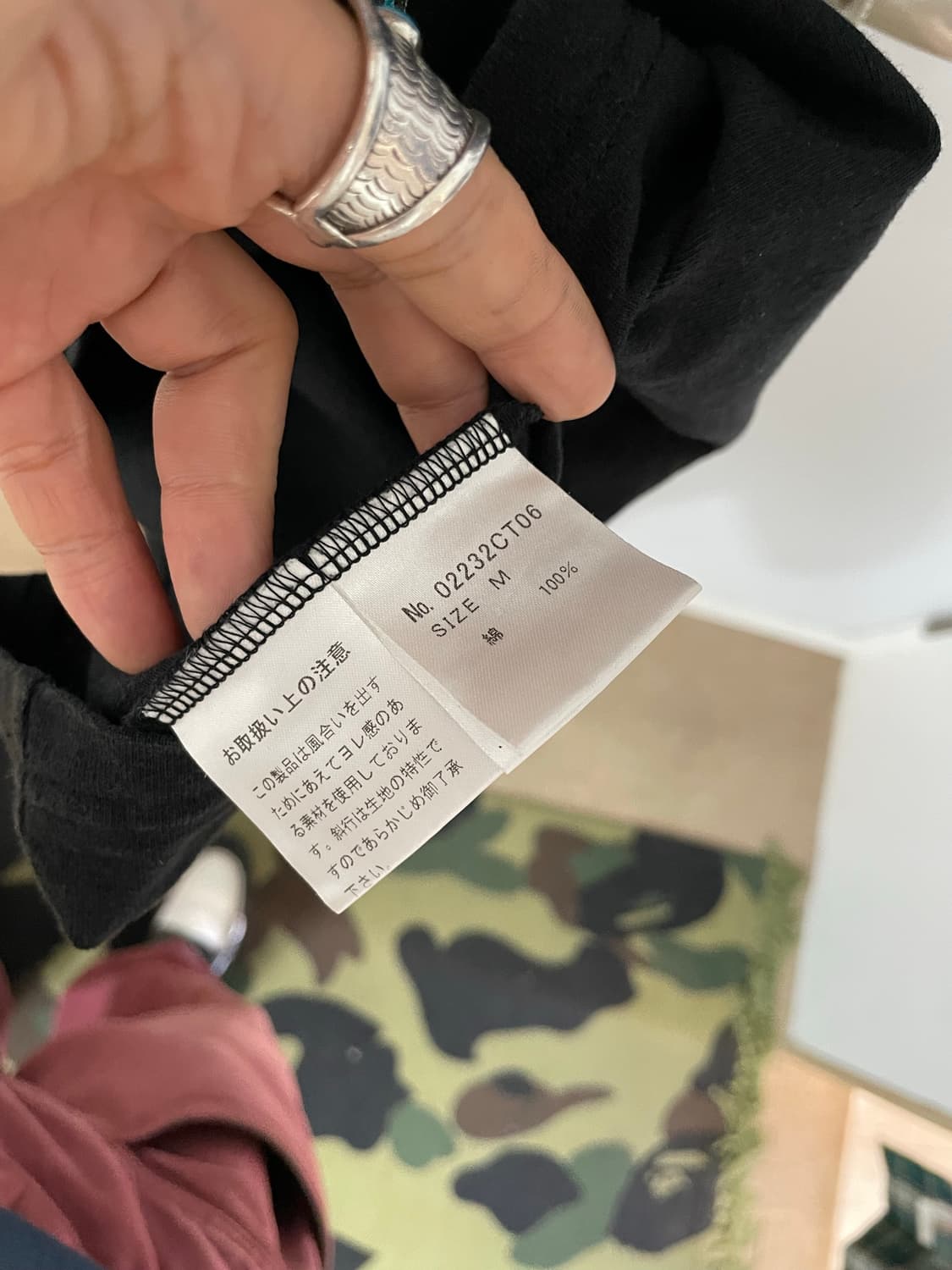 히스테릭글래머 히스베어 티셔츠 (M) 상품이미지4